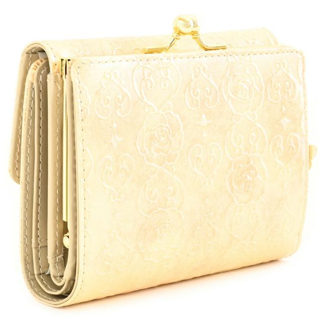 アナスイ 財布 二つ折り財布 がま口財布 ベージュ ANNA SUI 316916-40