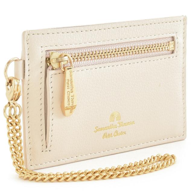 サマンサタバサ パスケース マルチケース カードケース ベージュ SamanthaThavasaPetitChoice 80351-41 レディース 婦人 ギフト 定番 彼氏 彼女 プレゼント