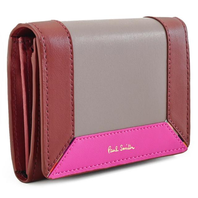 ポールスミス 財布 二つ折り財布 小銭入れ ケース トープ Paul Smith bpw272-14 レディース 婦人 ギフト 定番 彼氏 彼女 プレゼント