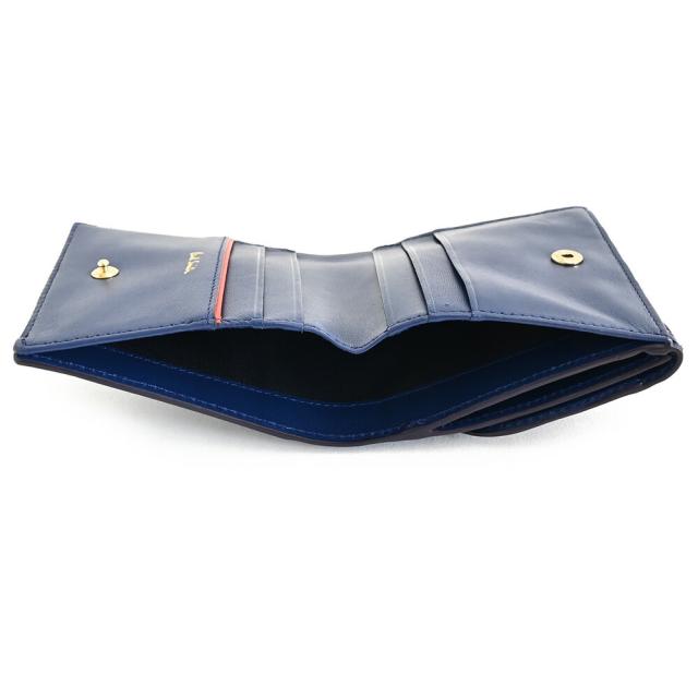 ポールスミス 財布 二つ折り財布 青(ブルー) Paul Smith bpw283-31 レディース 婦人 ギフト 定番 彼氏 彼女 プレゼント_4
