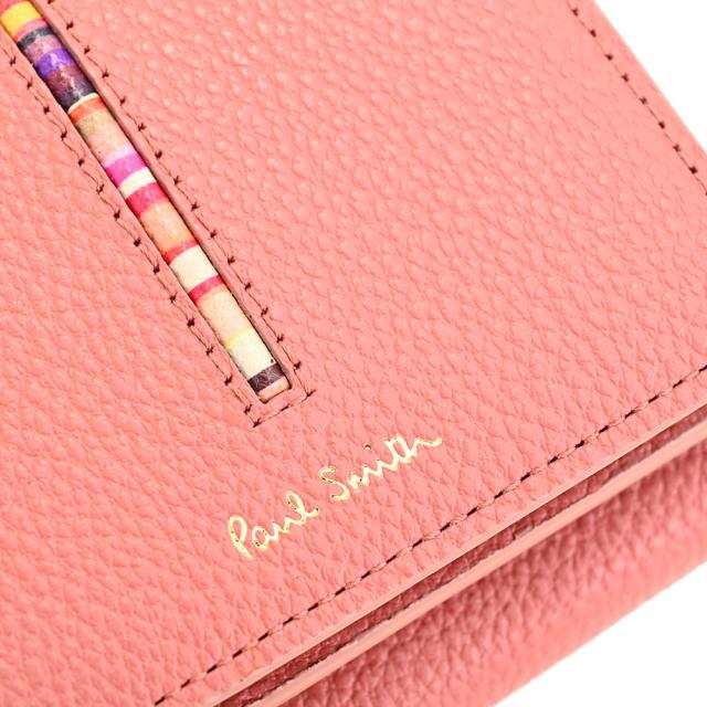 ポールスミス 財布 三つ折り財布 ピンク Paul Smith pwd653-24