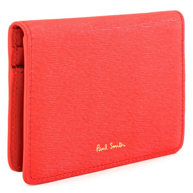 ポールスミス 定期入れ パスケース カードケース コラル Paul Smith pwd821-20 レディース 婦人 ギフト 定番 彼氏 彼女 プレゼント