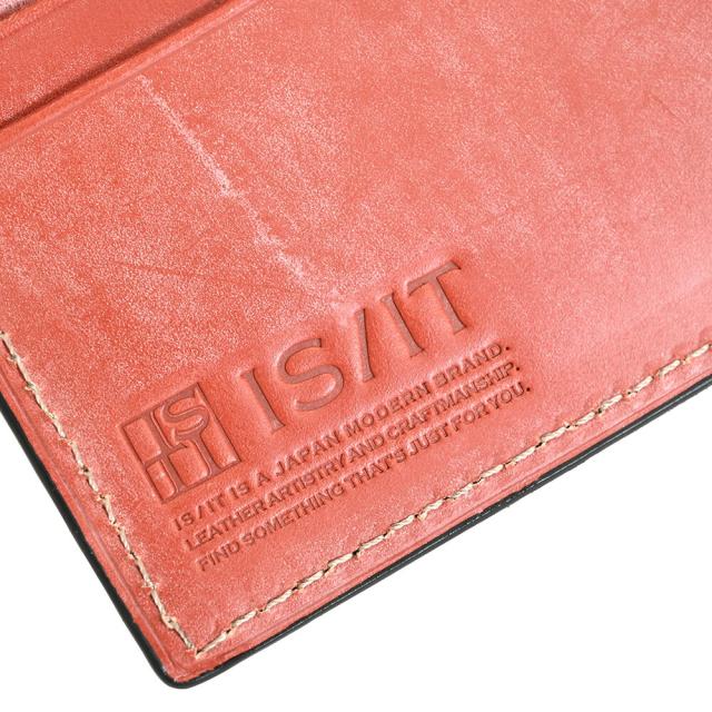 イズイット 財布 二つ折り財布 紺(ネイビー) IS/IT 959603 メンズ 紳士