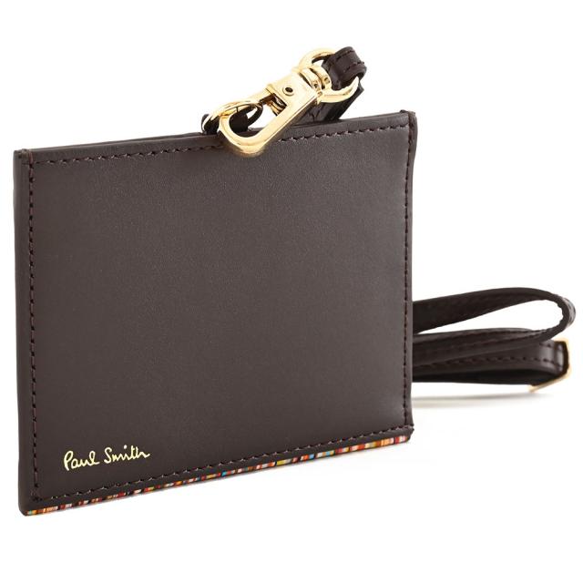 ポールスミス idケース idカードホルダー カードケース ネックストラップ 茶(ブラウン) Paul Smith psc760-70 メンズ 紳士 ギフト 定番 彼氏 彼女 プレゼントの通販は 14,386円