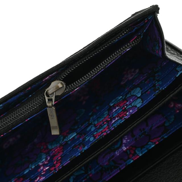 アナスイ 財布 長財布 がま口財布 黒(ブラック) ANNASUI 316110-10 k