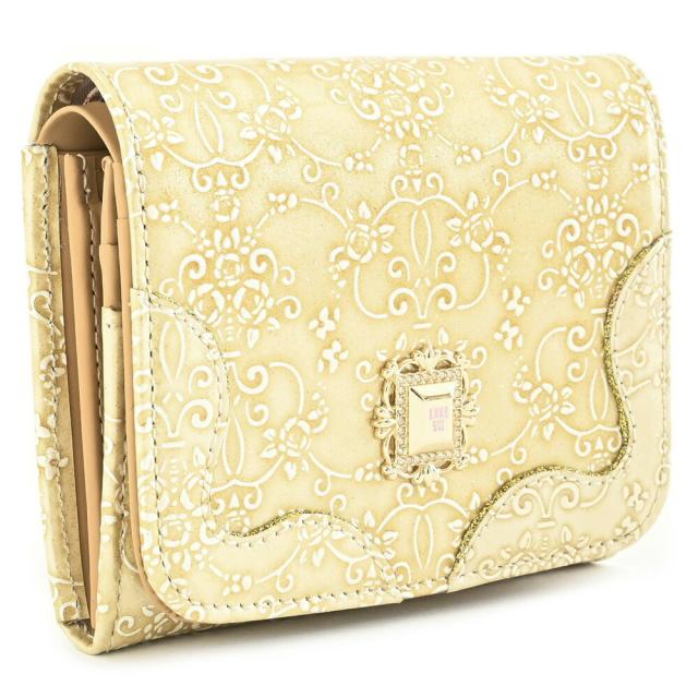 アナスイ 財布 二つ折り財布 ゴールド ANNA SUI 316904-69 k