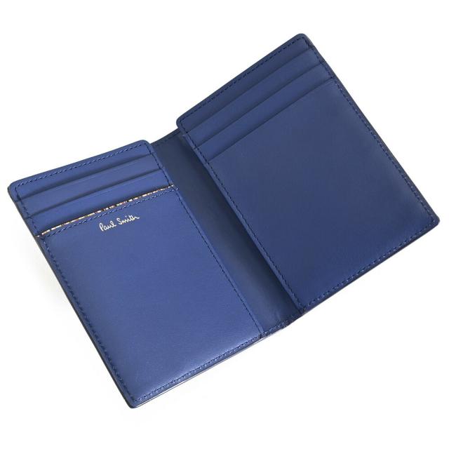 Paul Smith ポールスミス ミニ2つ折り財布 新品未使用 ポールスミス 財布 二つ折り財布 L字ファスナー 紺(ネイビー