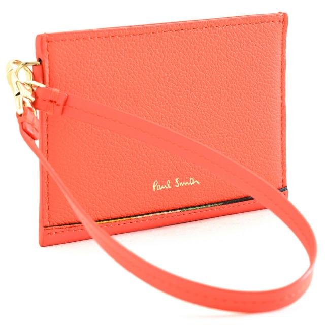 ポールスミス パスケース 定期入れ コラル Paul Smith bpw140-20 レディース 婦人 ギフト 定番 彼氏 彼女 プレゼントの通販は