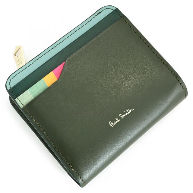 Paul Smith 二つ折り財布 緑