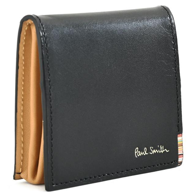 展示品箱なし ポールスミス 財布 小銭入れ ケース BOX型 黒(ブラック) Paul Smith psq090-10 メンズ 紳士