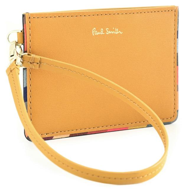 ポールスミス パスケース 定期入れ カードケース マスタード Paul Smith pwd950-40 レディース 婦人 ギフト 定番 彼氏 彼女 プレゼントの通販は 8,184円