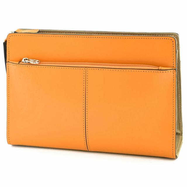 カステルバジャック バッグ セカンドバッグ 茶(ブラウン/オレンジっぽいお色です) CASTELBAJAC 164201 メンズ 紳士 ギフト 定番 彼氏 彼女 プレゼント