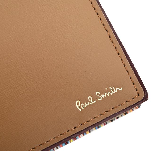 ポールスミス 財布 二つ折り財布 タン Paul Smith bps425-75 メンズ