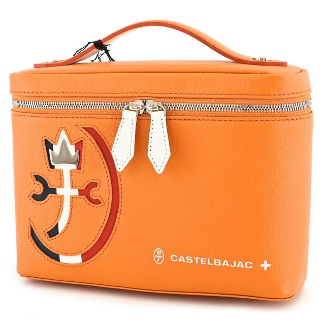 カステルバジャック バッグ バニティバッグ バニティポーチ オレンジ CASTELBAJAC 032213 メンズ レディース 紳士 婦人 ギフト 定番 彼氏 彼女 プレゼント