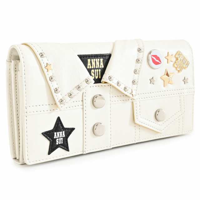 アナスイ ベストフレンドフォーエバー 財布 長財布 アイボリー ANNA SUI 316850-07 k レディース 婦人 ギフト 定番 彼氏 彼女 プレゼント