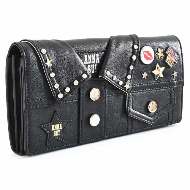 アナスイ ベストフレンドフォーエバー 財布 長財布 黒(ブラック) ANNA SUI 316850-10 k レディース 婦人 ギフト 定番 彼氏 彼女 プレゼン