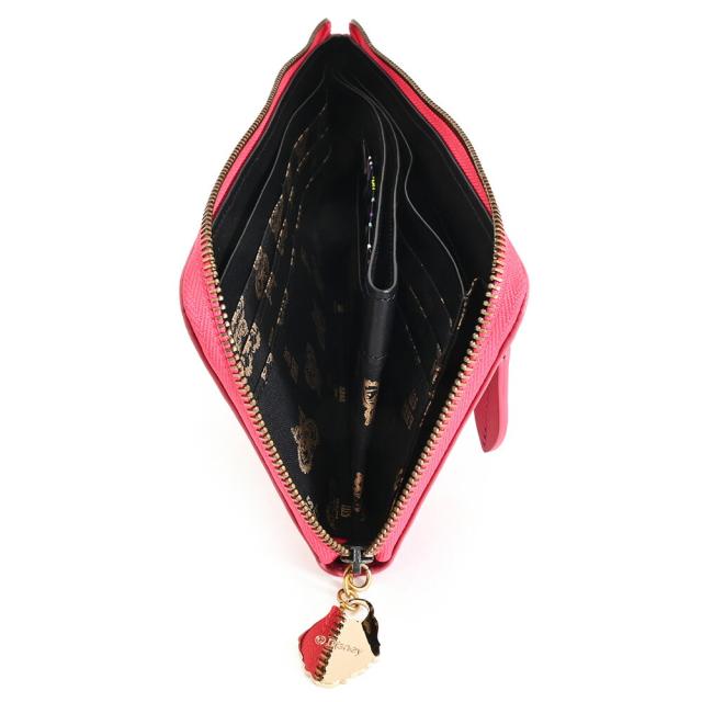 アナスイ Disney DISCO! 財布 長財布 L字ファスナー ピンク ANNASUI