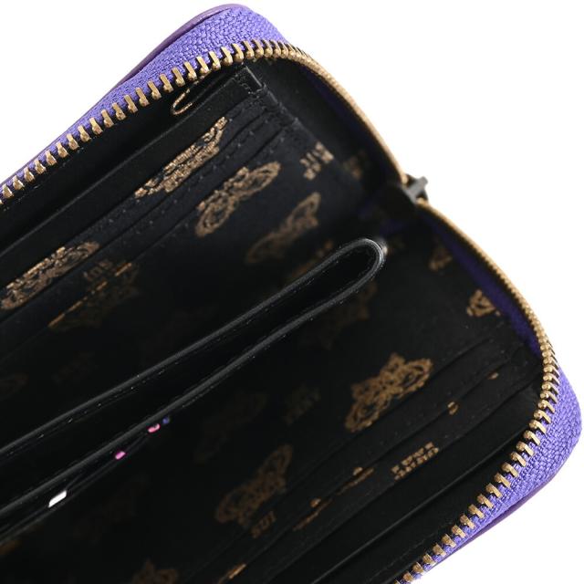アナスイ Disney DISCO! 財布 長財布 L字ファスナー 紫(パープル) ANNASUI 316960-90 レディース 婦人 ギフト 定番 彼氏 彼女 プレゼント_4