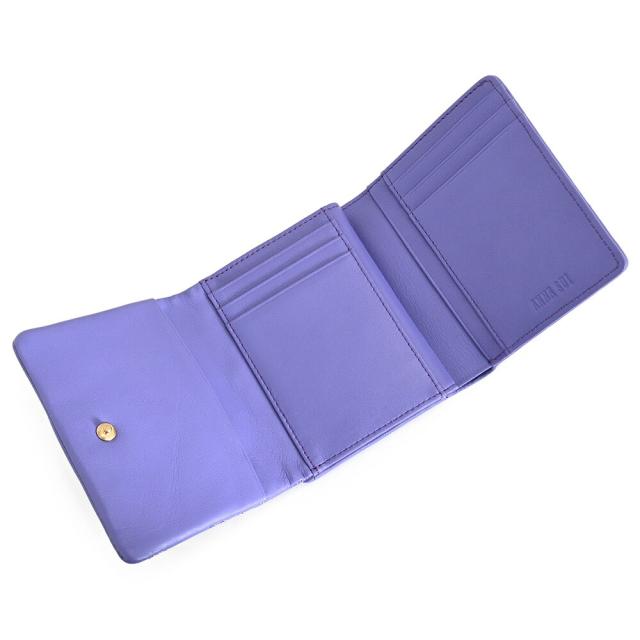 アナスイ チェイス 財布 二つ折り財布 がま口財布 紫(パープル) ANNA