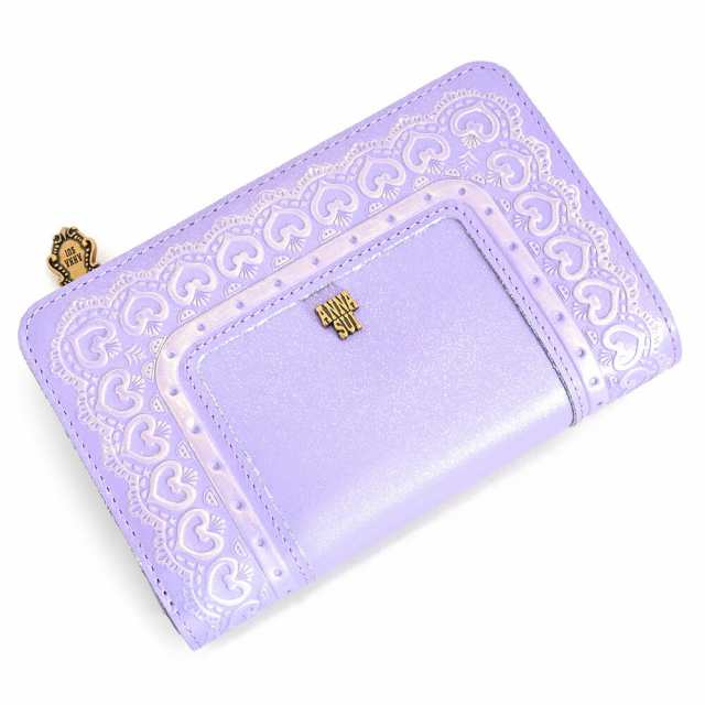 アナスイ ANNA SUI エレノア 内Lファスナー二つ折り財布