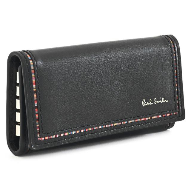 展示品箱なし ポールスミス キーケース 黒(ブラック) Paul Smith bps271-10 メンズ 紳士