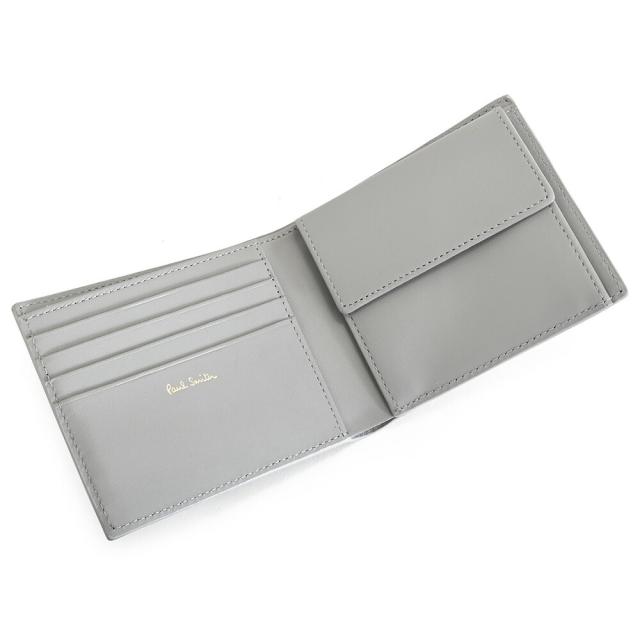 ポールスミス 財布 二つ折り財布 小銭入れ コインケース 灰(グレー