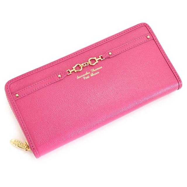 サマンサタバサ 財布 長財布 ラウンドファスナー マゼンタ SamanthaThavasaPetitChoice 65564-25 レディース 婦人 ギフト 定番 彼氏 彼女 プレゼント