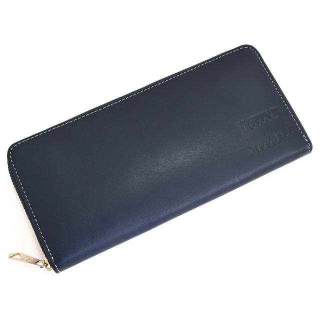 ポールスミス 長財布 ネイビー ラウンドジップ | ポールスミス Paul Smith メンズ 財布 インセットストライプ