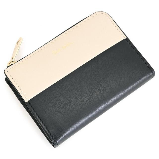 ポールスミス 財布 小銭入れ ケース L字ファスナー 黒(ブラック) Paul Smith bpw162-10 レディース 婦人 ギフト 定番 彼氏 彼女 プレゼント