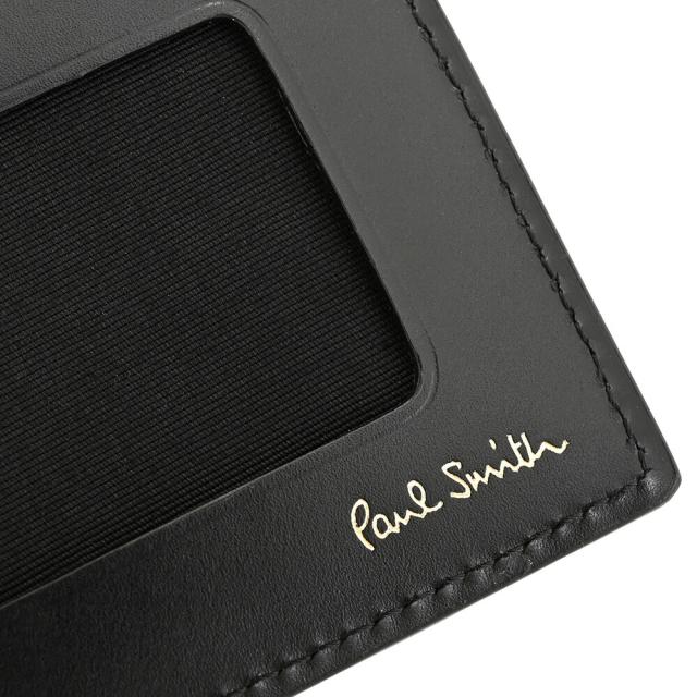 ポールスミス パスケース 定期入れ 黒(ブラック) Paul Smith psq001-10 メンズ 紳士 ギフト 定番 彼氏 彼女 プレゼント_2