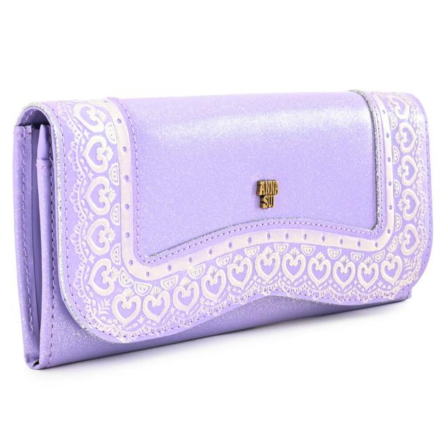 アナスイ フレームアーツ 財布 長財布 紫(パープル) ANNA SUI 317400-92 k レディース 婦人 ギフト 定番 彼氏 彼女 プレゼント