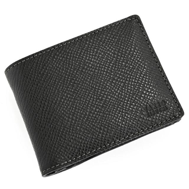 TAKEO KIKUCHI タケオキクチ 二つ折り財布 黒 セール】イントレ二