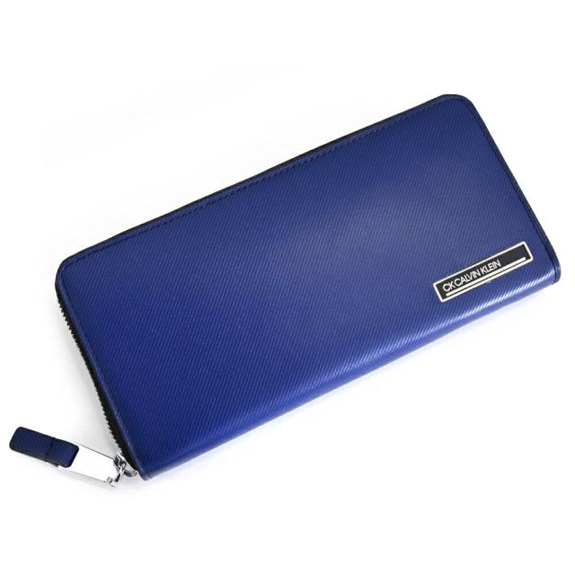 カルバンクライン 財布 長財布 ラウンドファスナー 紺(ネイビー) CK   817637 メンズ 紳士 ギフト 定番 彼氏 彼女 プレゼント