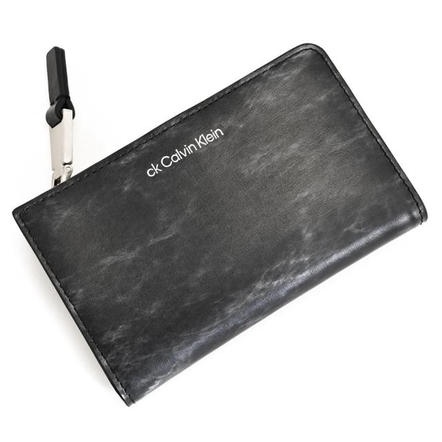 カルバンクライン 財布 小銭入れ ケース カードケース L字ファスナー 黒(ブラック) CK   832632 メンズ 紳士 ギフト 定番 彼氏 彼女 プレゼント