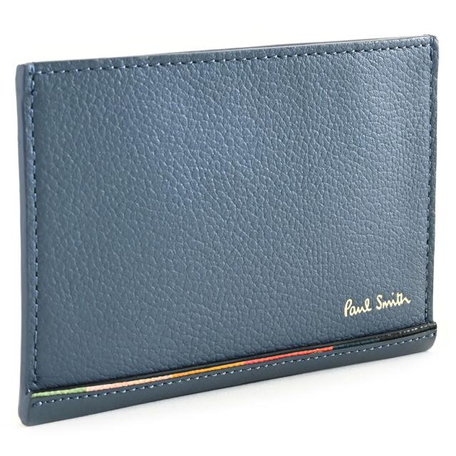 ポールスミス パスケース 定期入れ ブルーグレー Paul Smith bps171-30 メンズ 紳士 ギフト 定番 彼氏 彼女 プレゼント
