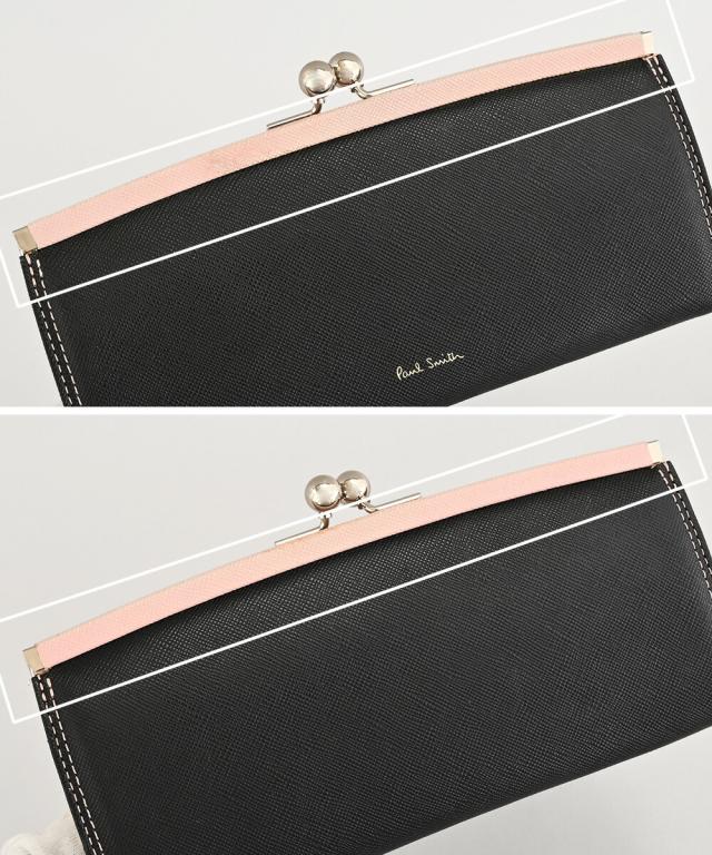 訳あり展示品箱なし ポールスミス 財布 長財布 がま口財布 黒(ブラック) Paul Smith pwd525-10 b レディース 婦人_5