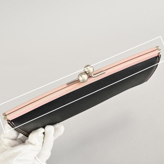 訳あり展示品箱なし ポールスミス 財布 長財布 がま口財布 黒(ブラック) Paul Smith pwd525-10 b レディース 婦人_7