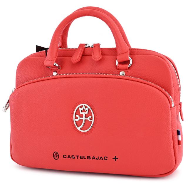 カステルバジャック バッグ ミニブリーフケース ハンドバッグ 赤(レッド) CASTELBAJAC 026521 メンズ レディース 紳士 婦人 ギフト 定番 彼氏 彼女 プレゼント
