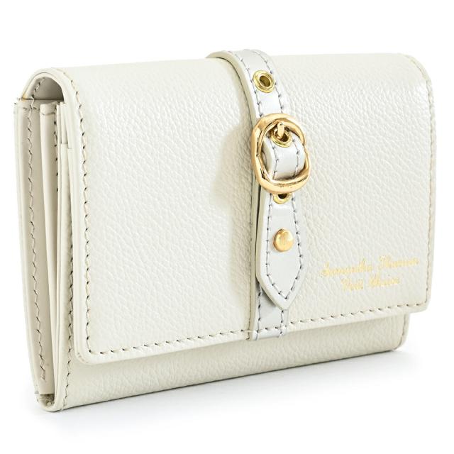 サマンサタバサ 名刺入れ カードケース パスケース ゴールド(アイボリーっぽいお色です) SamanthaThavasaPetitChoice 05082-61 レディース 婦人 ギフト 定番 彼氏 彼女 プレゼント