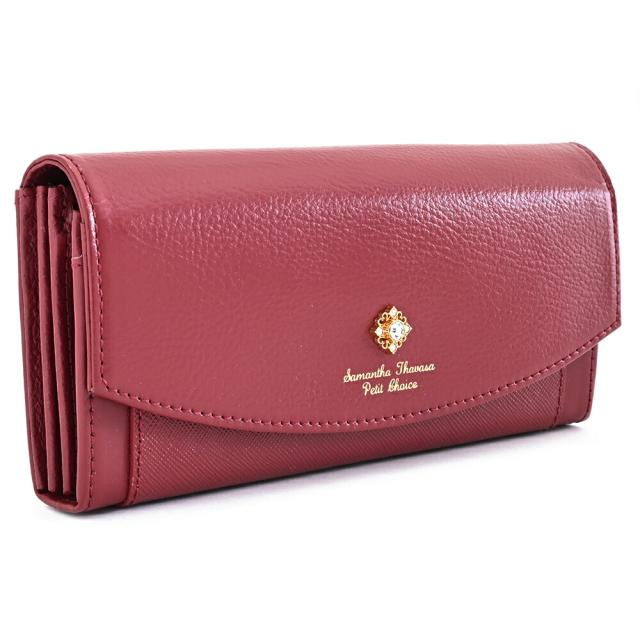 サマンサタバサ 財布 長財布 赤(レッド) SamanthaThavasaPetitChoice 06113-30 レディース 婦人 ギフト 定番 彼氏 彼女 プレゼント