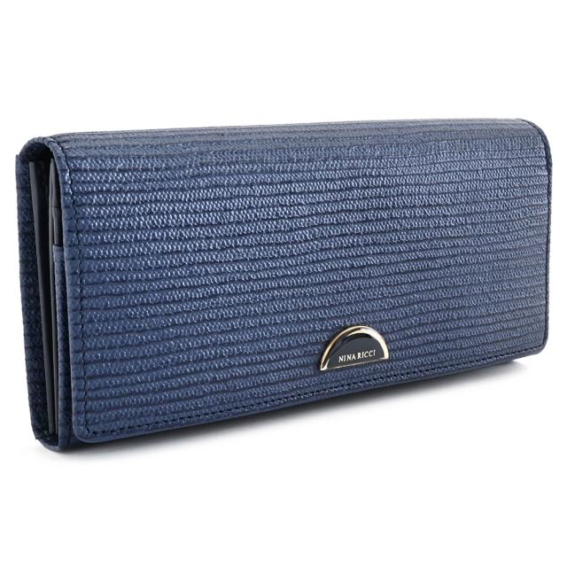展示品箱なし ニナリッチ 財布 長財布 紺(ネイビー) NINA RICCI 085100710-80 レディース 婦人