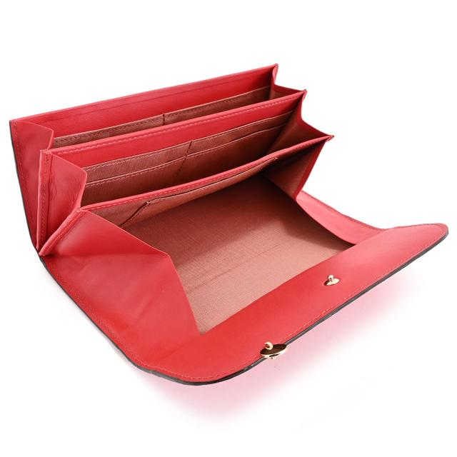 展示品箱なし ニナリッチ 財布 長財布 BOX財布 赤(レッド) NINA RICCI 