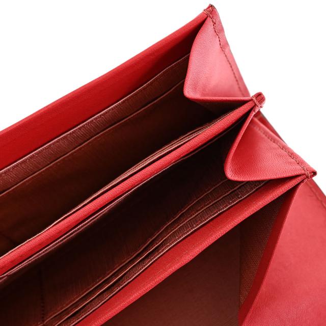 展示品箱なし ニナリッチ 財布 長財布 BOX財布 赤(レッド) NINA RICCI 