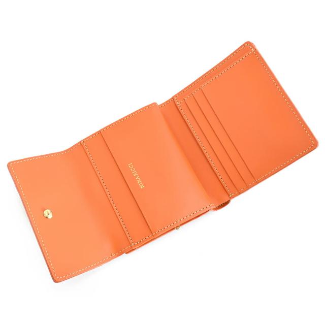 展示品箱なし ニナリッチ 財布 二つ折り財布 がま口財布 オレンジ NINA