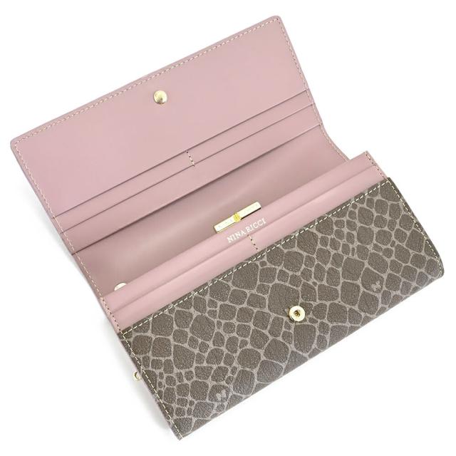展示品箱なし ニナリッチ 財布 長財布 ピンク NINA RICCI 085881800-33