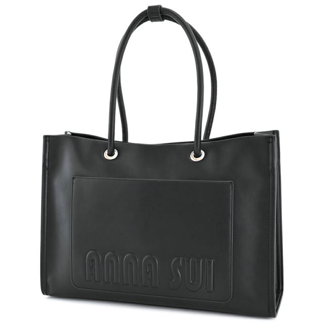 アナスイ バッグ トートバッグ ポーチ付き 黒(ブラック) ANNA SUI 317330-10 レディース 婦人 ギフト 定番 彼氏 彼女 プレゼント