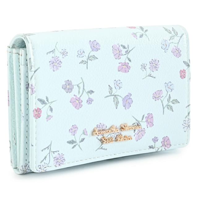 サマンサタバサ 名刺入れ カードケース パスケース ライトブルー SamanthaThavasaPetitChoice 60331-81 レディース 婦人 ギフト 定番 彼氏 彼女 プレゼント