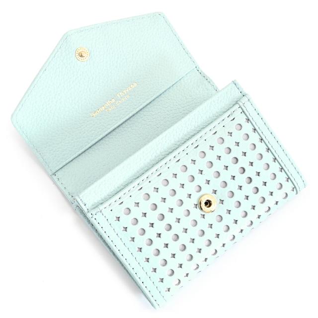 サマンサタバサ 名刺入れ カードケース ミント SamanthaThavasaPetitChoice 60681-74 レディース 婦人 ギフト 定番 彼氏 彼女 プレゼント サマンサタバサ 名刺入れ カードケース ミント