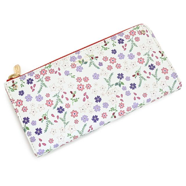 サマンサタバサ 財布 長財布 L字ファスナー 白(ホワイト) SamanthaThavasaPetitChoice 80832-10 レディース 婦人 ギフト 定番 彼氏 彼女 プレゼント