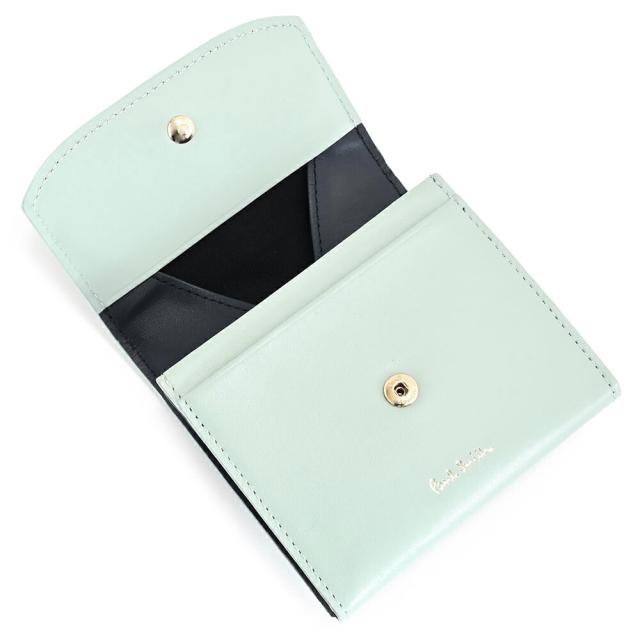 ポールスミス 財布 二つ折り財布 BOX型 ライトグリーン Paul Smith bpw602-52 レディース 婦人 ギフト 定番 彼氏 彼女 プレゼント_2